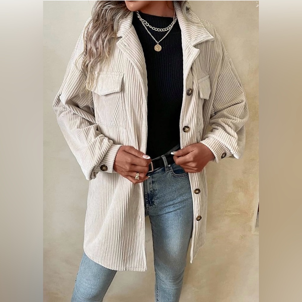 CI SONO Fabulous Corduroy Shirt Jacket
